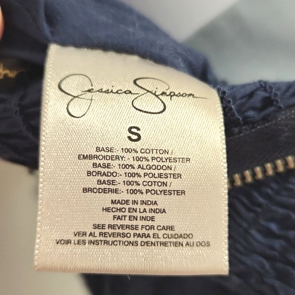 Jessica Simpson Blue Corset Top - Picture 8 of 12